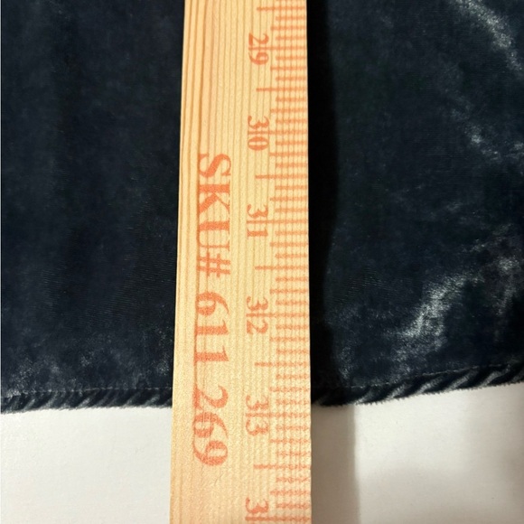 Beautiful Bella Dahl Slate Blue Velvet Halter Mini Dress. Keyhole Back. - Picture 14 of 15